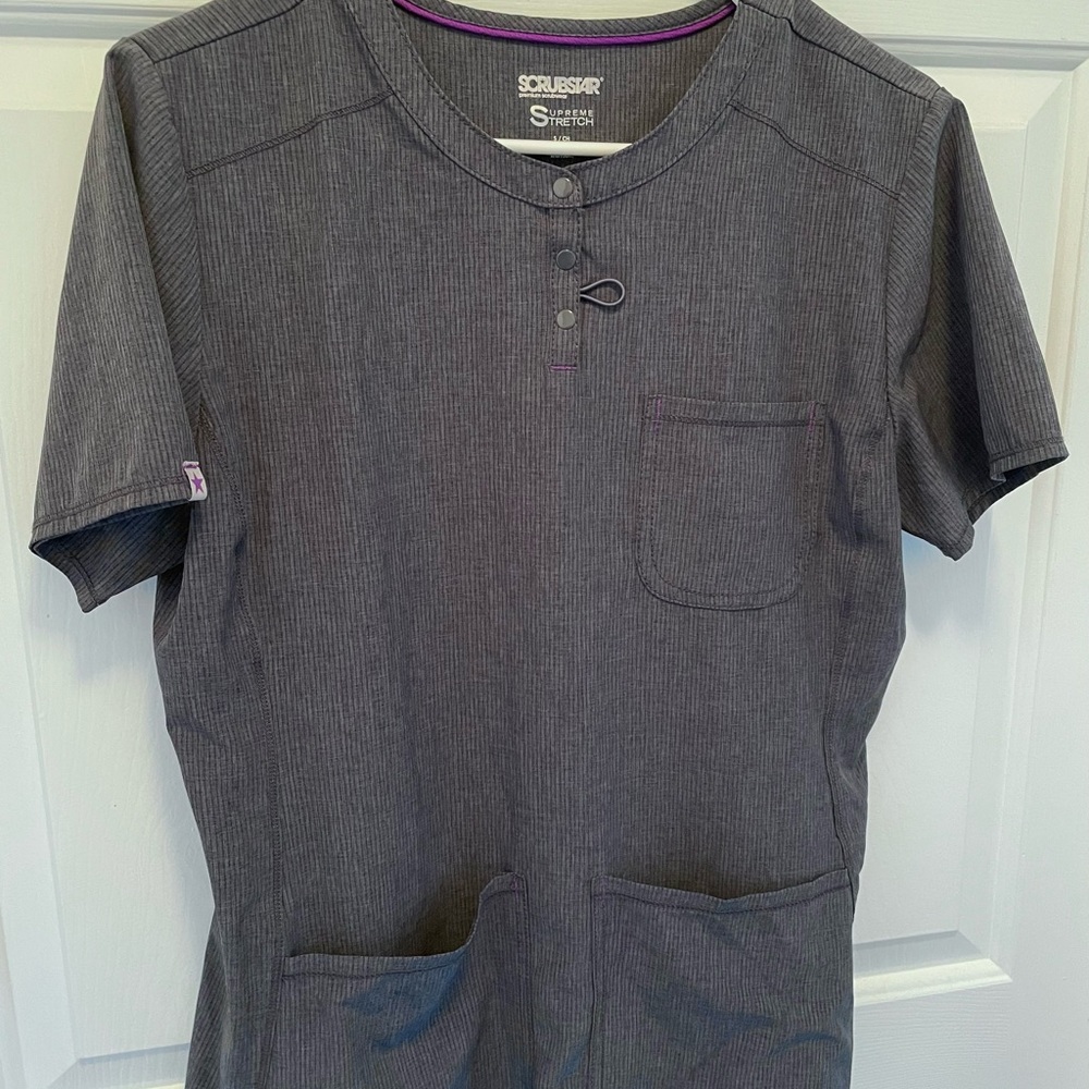 Scrubstar gray super stretch set